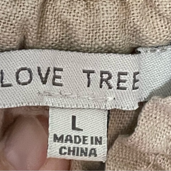 BUNDLE 3/$10!! Love Tree Tan Chinos Relaxed Fit Cotton Blend - Picture 3 of 5